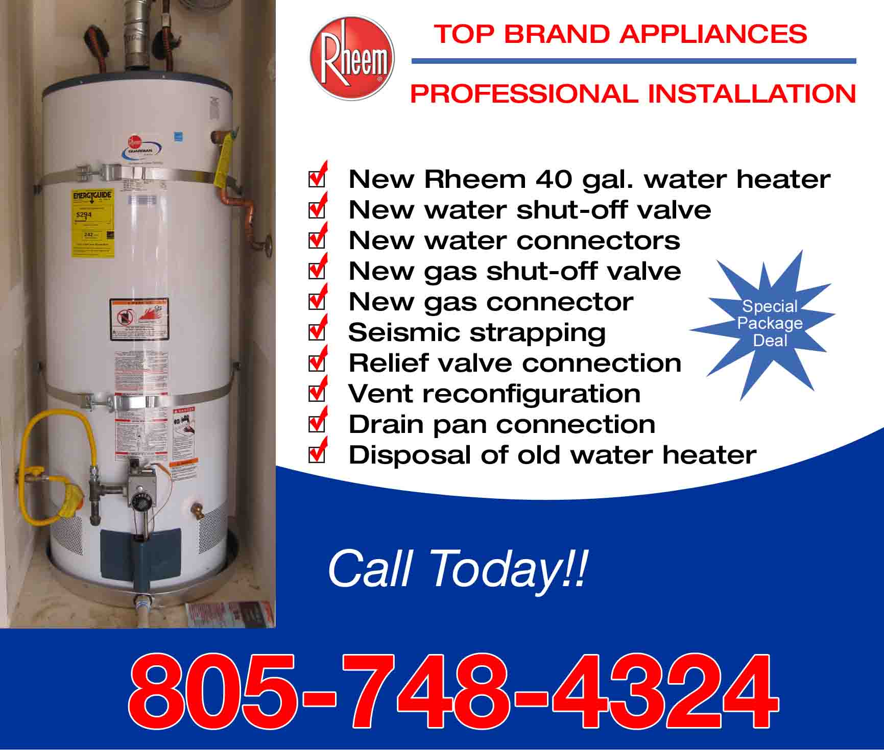 Electric Hot Water Heaters - How to Install a Water Heater